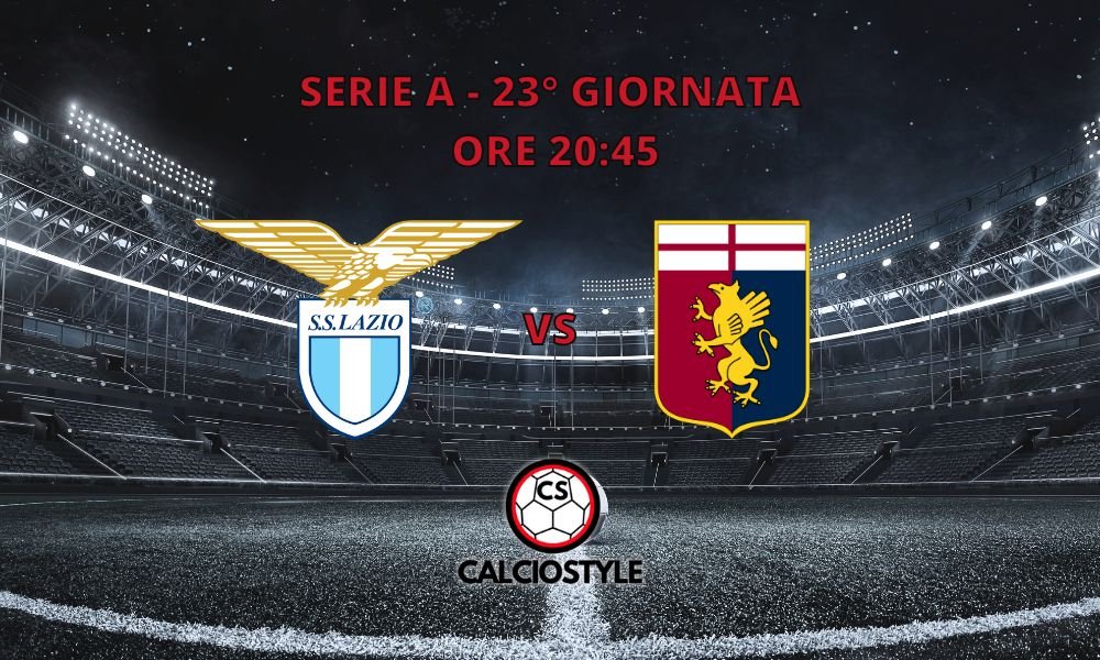 Lazio-Genoa, le formazioni ufficiali