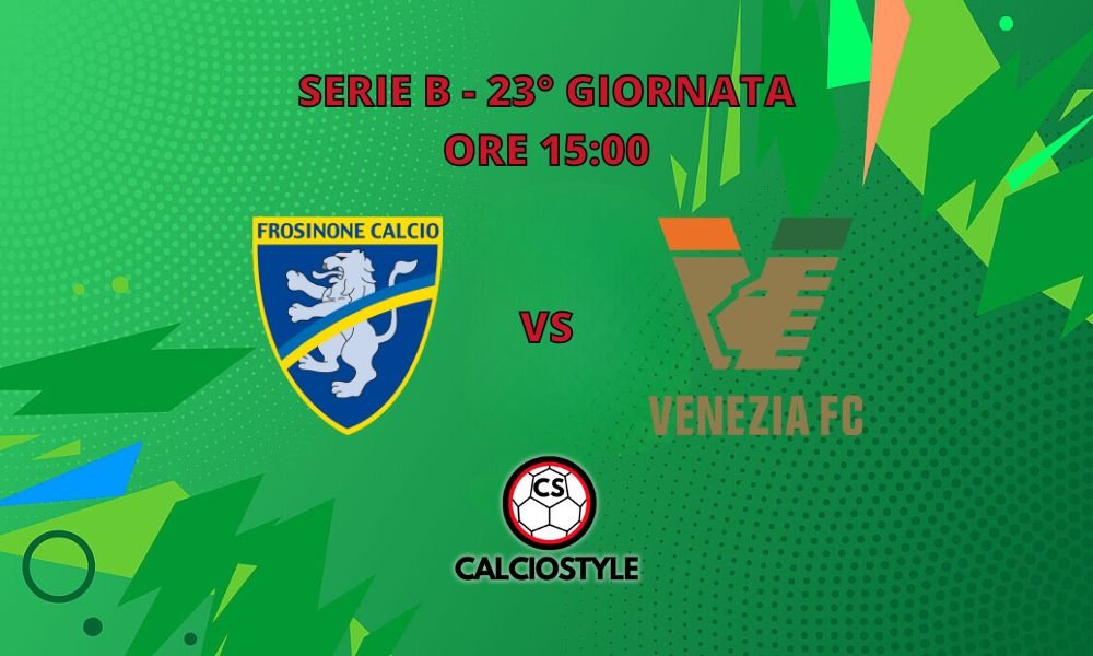 Frosinone-Venezia è valida per la 23° giornata della Serie B