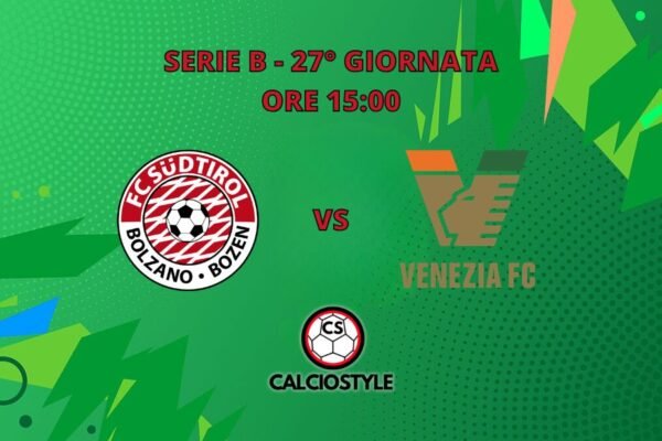 Sudtirol-Venezia: probabili formazioni e dove vederla