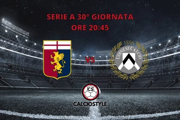 Genoa-Udinese 0-2, colpo esterno friulano a Marassi