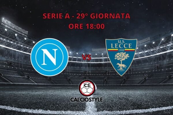 Napoli-Lecce, probabili formazioni e dove vederla
