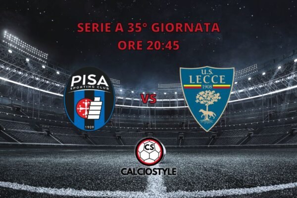 Pisa-Lecce, probabili formazioni e dove vederla