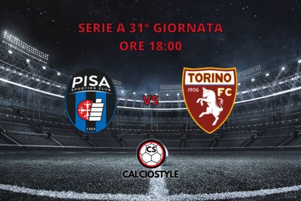 Pisa-Torino, formazioni ufficiali: la scelta su Tramoni