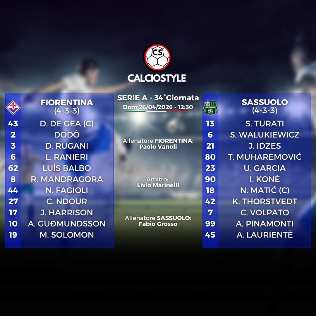 Fiorentina-Sassuolo