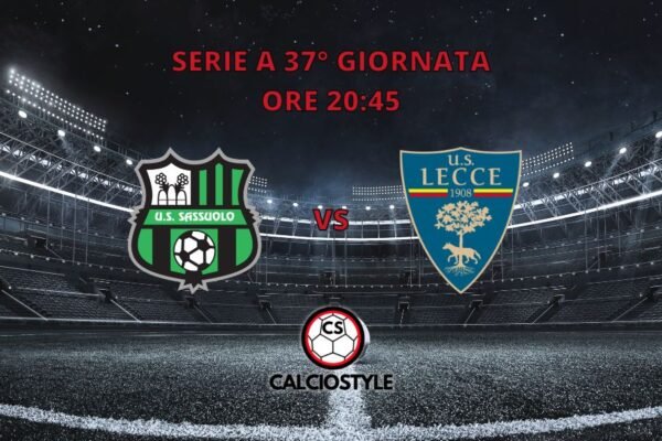 Sassuolo-Lecce: probabili formazioni e dove vederla